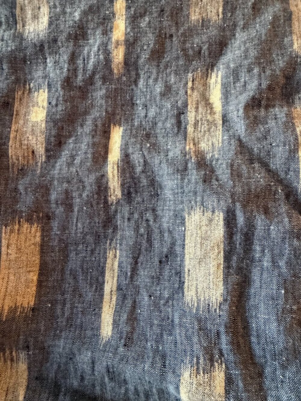 Wrap London Linen Boho Patterned Blouse, Size 10 - Picture 7 of 8